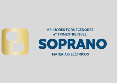 Dalgian é premiada com selo de ouro na qualidade de fornecimento de materiais elétricos para a Soprano